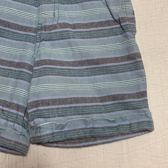 3T (6/$20) Teal Cotton Striped Shorts by Cherokee - Picture 2 of 15